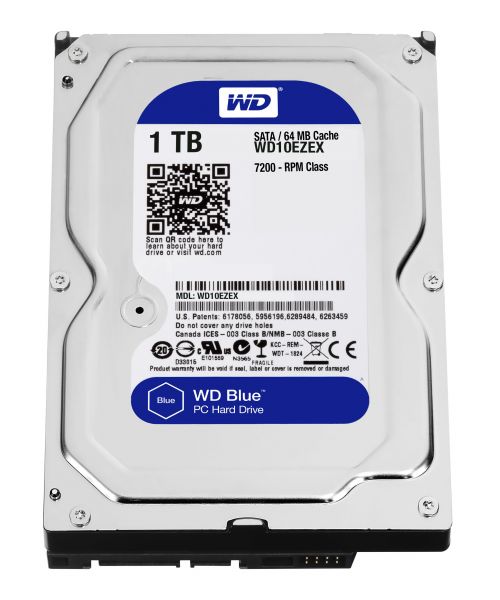HDD Western Digital Blue - WD10EZEX - Sata - 1TB - 3.5&quot;