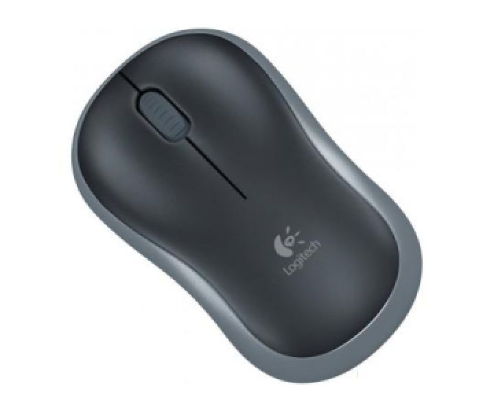 Logitech M185 Wireless Mouse - Wireless - Black/Grey