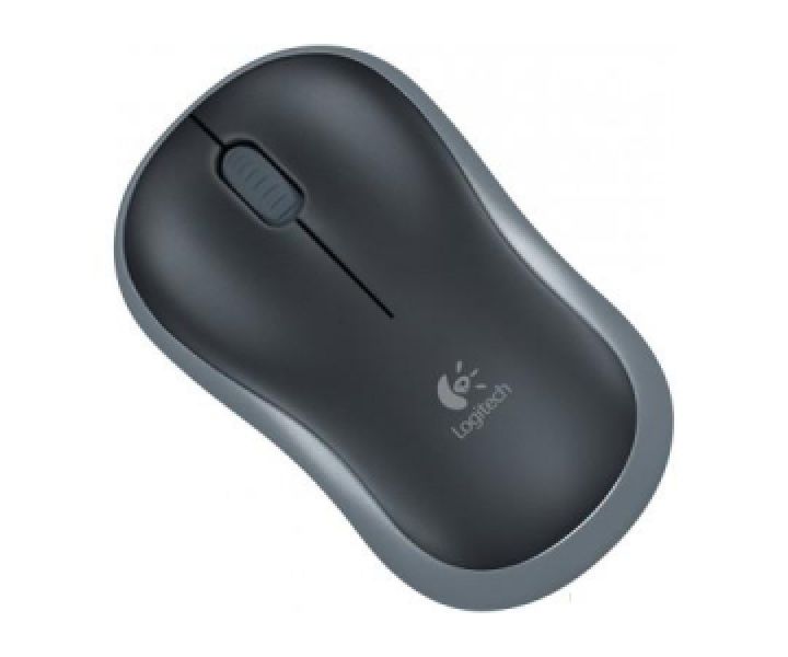 Logitech M185 Wireless Mouse - Wireless - Black/Grey