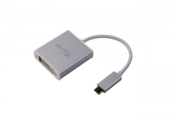LMP USB-C to DVI Adapter - Silver
