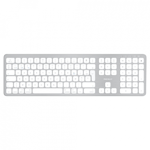 Ultra slim Bluetooth wireless keyboard for Mac - Azerty