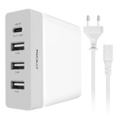 72W 4 port USB-C/USB-A wall charger - EU