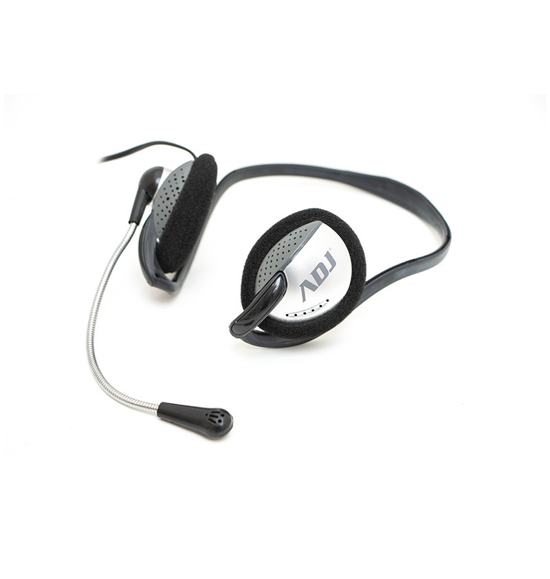 ADJ Easy Backheadset - Flexible Microphone - Black / Grey