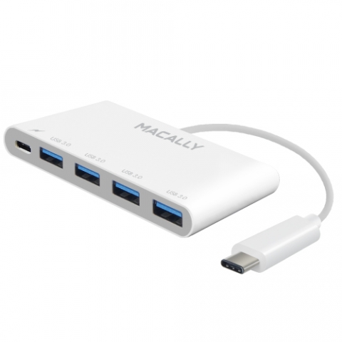 3.1 USB-C to 4 port USB A hub + USB-C