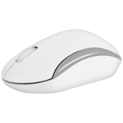 Wireless Optical RF Mouse - 1200DPI - White/Silver