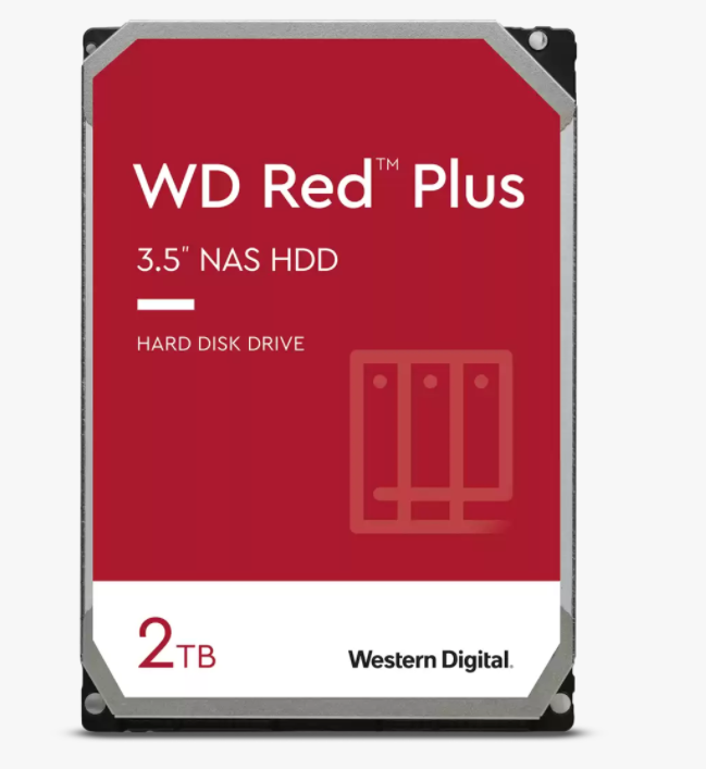 HDD Western Digital Red Plus - WD20EFZX - Sata - 2TB - 3.5"