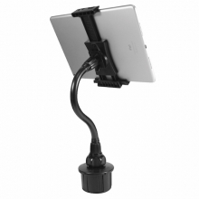 Car cup mount w. Flexible 30 cm tablet holder