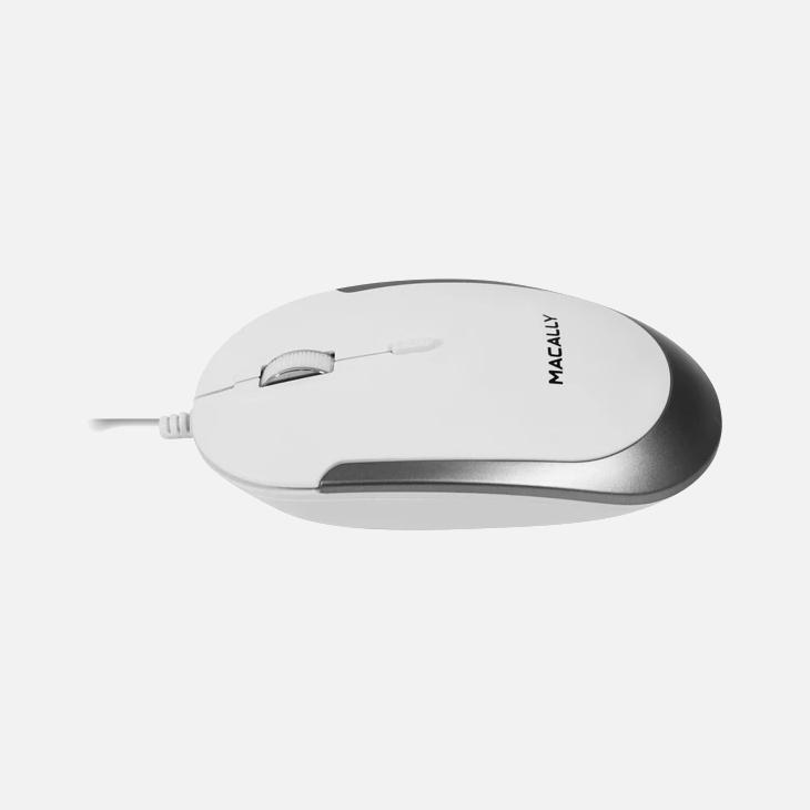 USB-C optical quiet click mouse - White
