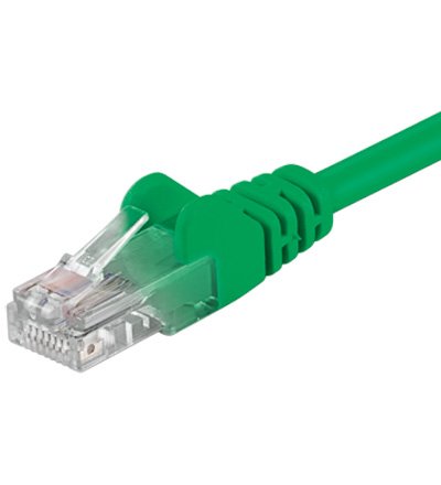 Networking Cable UTP Cat 5e - 0,5 m - Bulk - Green