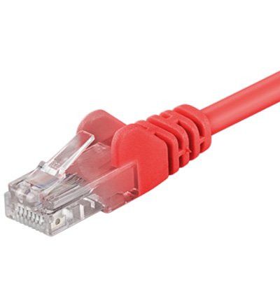 Networking Cable UTP Cat 5e - 2 m - Bulk - Red