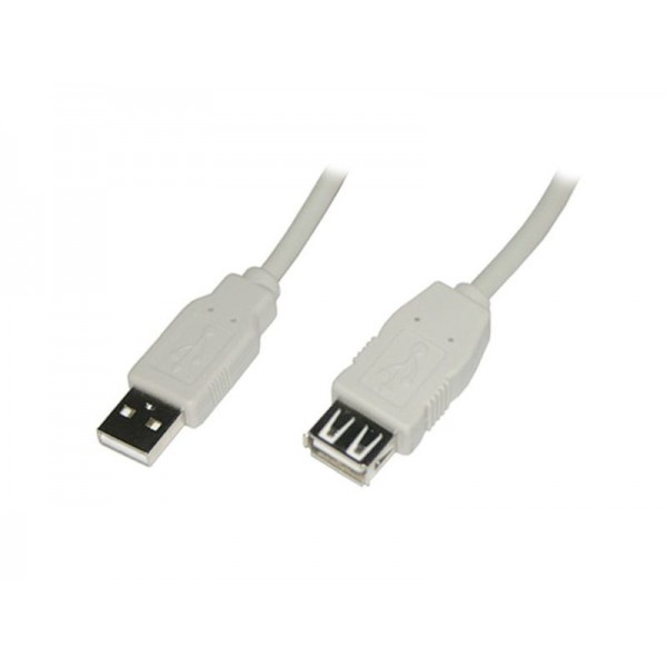 USB 2.0 Extension Cable - Type A/A - 1,8 m - M/F - Bulk