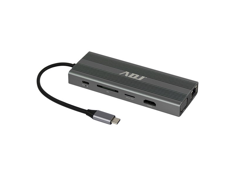USB-C HUB DOCK ADJ - 12 in 1 