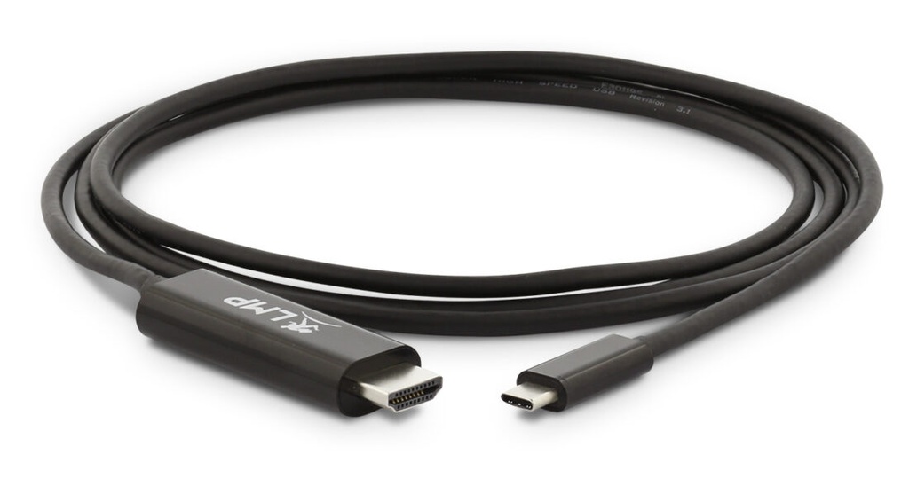 LMP USB-C to HDMI cable, 4K @ 60 Hz, black, 1.8 m