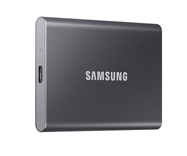 Portable SSD Samsung T7 - 1 TB - Gray