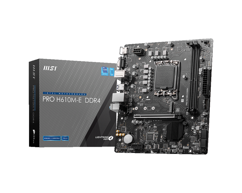MSI PRO H610M-E DDR4 - 12/13/14th gen