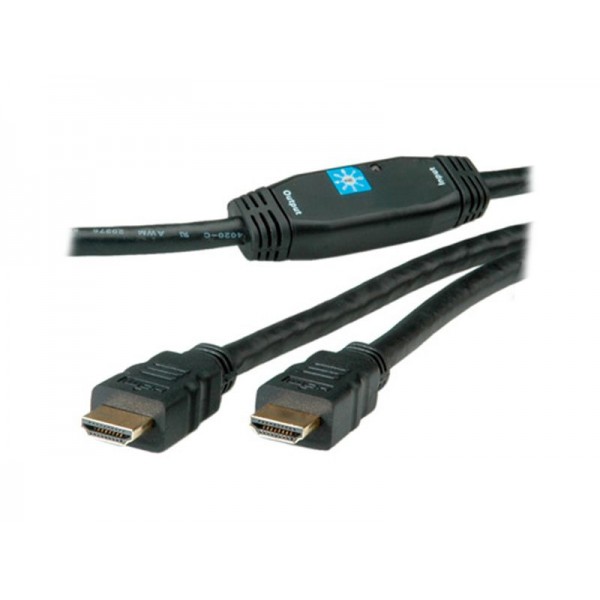 Cable HDMI / HDMI + repeater - M/M - 30 mt