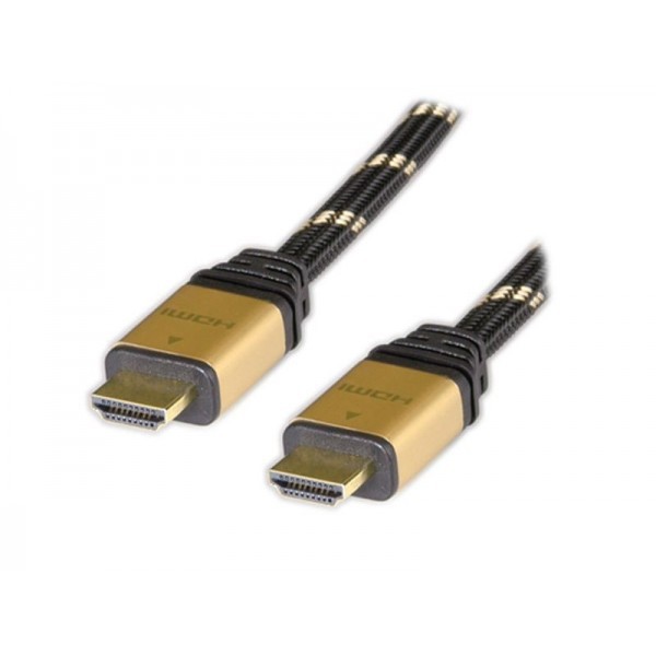 Cable HDMI High Speed Gold Connector - M/M - 1M - BLISTER
