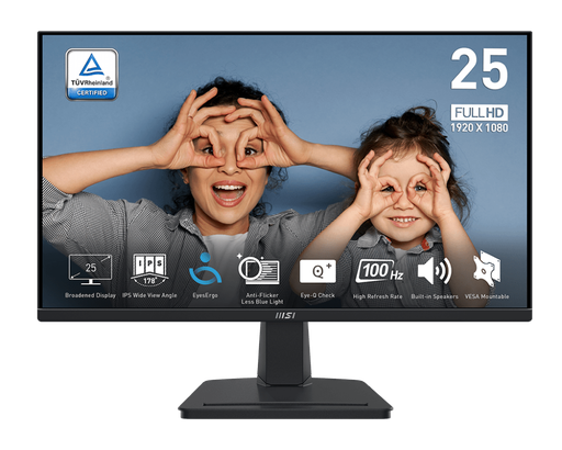 [MP251] Monitor MSI Pro 24.5"-HDMI / VGA - IPS-  Speaker - Anti BlueLight