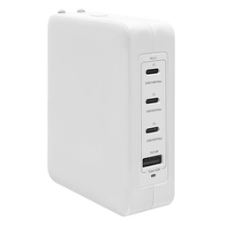 [HOME142UCA] 142W GaN 4 port USB-C/USB-A wall charger - EU 