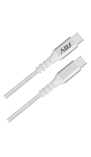 [110-00116] USB Type C 2.0 60 Watt Cable -  compatible with Apple / Android - 1.5 m - White