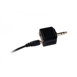 [300-00024] Audio Adapter 3,5 mm / 2 x 3,5 mm  - M/F - BLISTER 