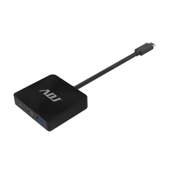 [143-00019] Hub Dock USB C Multiport - 1 x USB C + USB 3.1 + HDMI 4K
