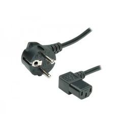 [320-00075] Power Cable Schuko Plug C13 Angled M/F - 1,8 m