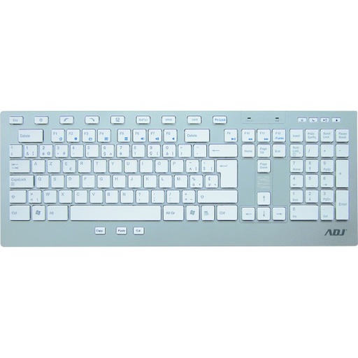 [500-00020] ADJ TW220 Platinum Multimedia Keyboard - Wireless - AZERTY