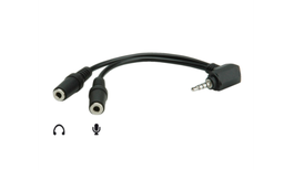 [ADJBL21094441] Audio Adapter 3.5 mm 4 pin Stereo / Mic & Speaker - M/F - BLISTER 