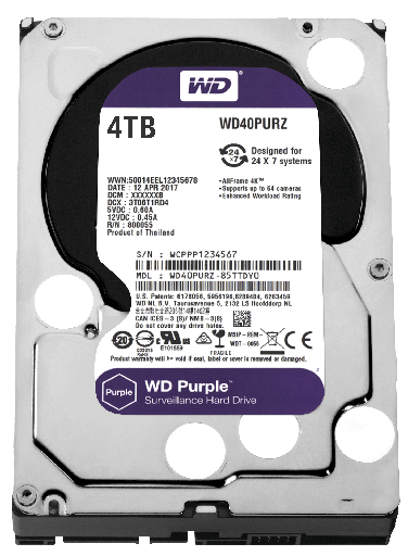 [WD43PURZ] HDD Western Digital Purple - WD43PURZ - 4TB - 3.5"