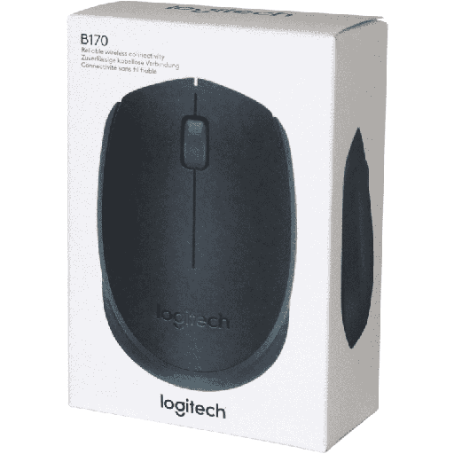 [910-004798] Logitech B170 Wireless Mouse - Wireless - Black
