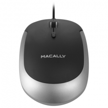 [DYNAMOUSE-SG] USB optical quiet click mouse - Space gray/Black