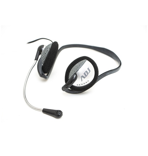[780-00028] ADJ Easy Backheadset - Flexible Microphone - Black / Grey