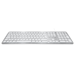 [WKEYHUBMB-FR] Ultra slim USB keyboard with 2 USB ports for Mac - Azerty