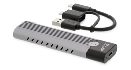 [LMP20357] Enclosure M.2 NVMe PCIe SSD USB-C & USB