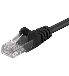 [ADJBL3010] Networking Cable UTP Cat 5e - 1 m - Bulk - Black