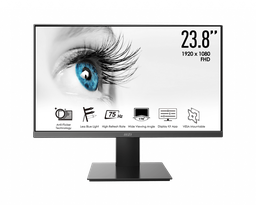 [PROMP241X] Monitor MSI Pro 24"-HDMI VGA- MSI Eye Care - Anti BlueLight