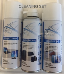 [100-00029] Cleaning Set - Screen/Air/Foam - 3 x 200ML